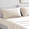 FARFALLAROSSA BEIGE MICROFIBRE BED DUVET COVER BEDDING SET WITH FLAT