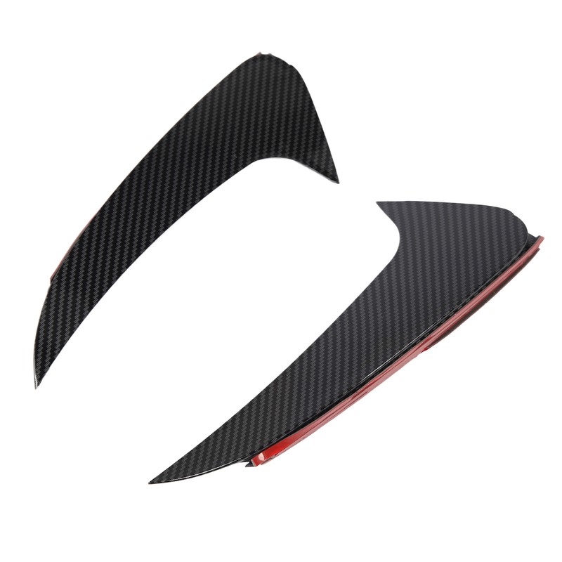 2 Pcs Rear Bumper Spoiler Air Vent Cover Lower Air