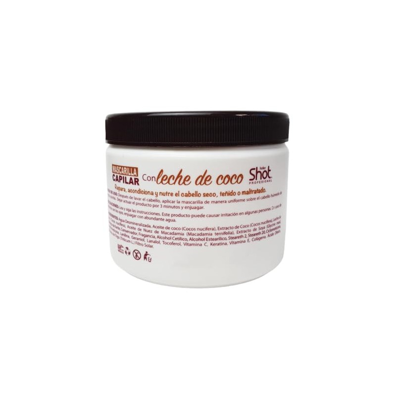 Kolor Shot Mascarilla Capilar Con Leche de Coco Repara, acondiciona