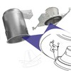 HDYEGY 100Pcs Recessed Light Clips,304 Stainless Steel Retrofit Recessed Downlight