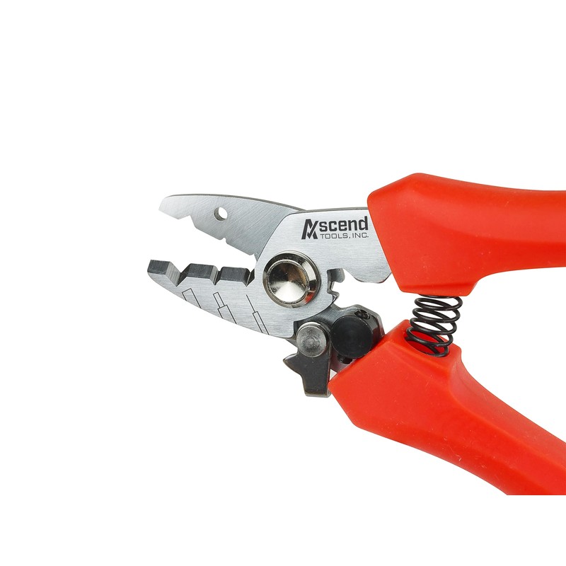 Ascend Tools 5.5 inch Three Hole Fiber Optic Stripper for
