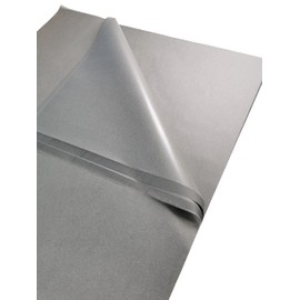 Silver Grey Tissue Paper Sheets for Wrapping 10 Large Sheets, Acid Free Art Paper, Perfect for Gift Wrap, Storage, Packing, Art & Craft Bulk Pack Archiving Shredding 70 x 50cm Sheet Size