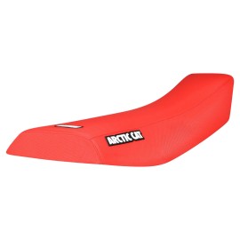 Yamaha 2002-2004 Arctic Cat 375 400 500 ATV Gripper Seat Cover  all RED  LOGO #451