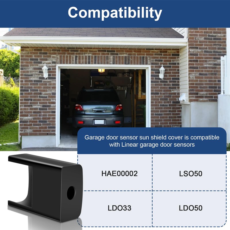 Garage Door Sensor Sun Shade Protector, Garage Door Safety Sensor