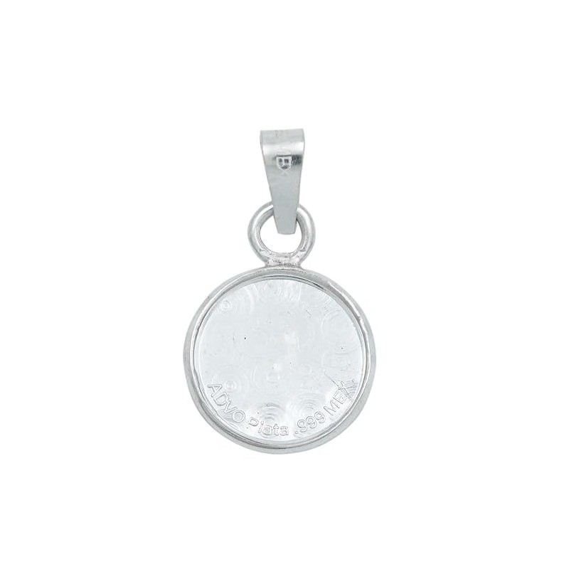 Dije Medalla San Miguel Arcangel Chica Plata Pura Ley 999
