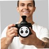 TEHAUX 2pcs Panda Design Camera Lens Cap Durable Protective Lens