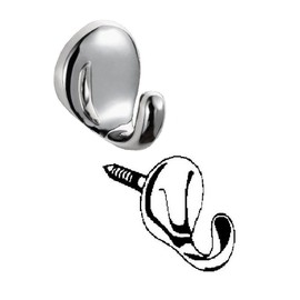 Haceka Doppelhaken Standard, Silber, 10 x 10 x 5 cm