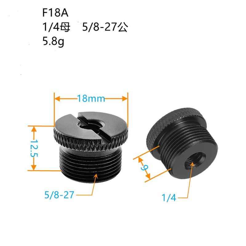 KASINshooting Camera/Microphone Quick Release Flash Tripod Adapter Kit, Hot Shoe