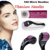 handmade 540 Derma Roller for Face and Skin Care -