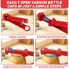 Banyaa Jar Opener Bottle Opener for Seniors with Arthritis, Multi