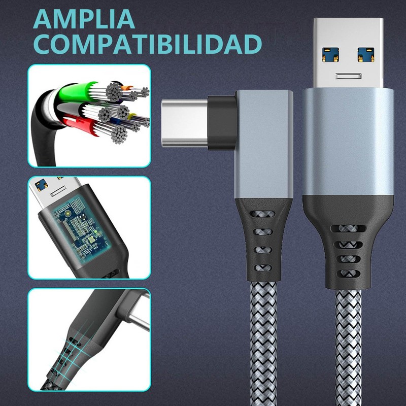 YUTVXAC para Oculus Quest 3 Link Cable 6M, para Oculus