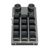 Mini Keypad 12 Keys 2 Knobs USB Or BT Connection