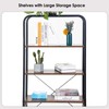 soges 3-Tier Bathroom Storage Rack, Freestanding Over The Toilet Storage