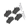 Partuto 4 Pair Semi Metal Disc Bike Brake Pad W/Split
