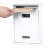KYODOLED Locking Wall Mount Mailbox, Mail Boxes with Combination Lock