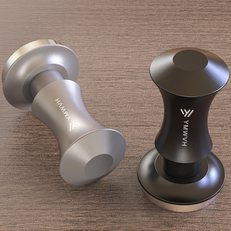 V5 Espresso Tamper, 58.3MM 2 Spring-loaded Calibrated Tamper with Stainless