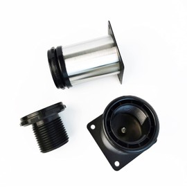 Qrity 4 Units 80mm Furniture Legs, Adjustable Furniture Feet Height, Legs for Sofa Couch Furniture Chair Cabinet