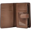 Coach F23553 Signature PVC Leather Wallet, Saddle