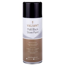 Valiant FIR170 Stove Paint - Matt Black