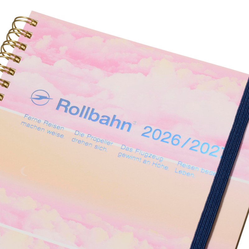 [Delphonics Notebook 2026-2027 Version/Starts March 2026] Rollbahn Diary Film A5(B)