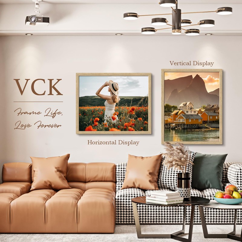 VCK 24x30 Poster Frame Set of 3 - Oak, Natural