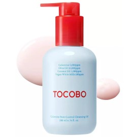 Tocobo 토코보 칼라민 모공 컨트롤 클렌징 오일 200ml / 6.76파운드 블랙헤드 메이크업 케어 딥 마더 데이 Tocobo Calamine Pore Control Cleansing Oil 200ml / 6.76fl.oz Blackhead Makeup Care Deep Mother Day