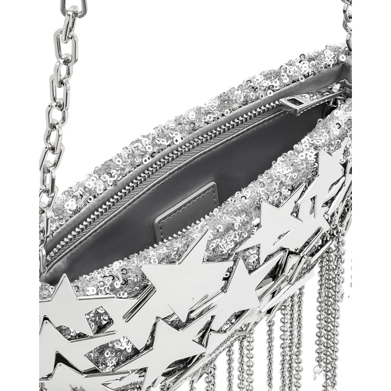 JW PEI Women's Anika Star-Embellished Chain Bag - Silver