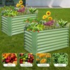 GoCampDirect 4x2x2ft (2 Pack) Raised Garden Bed - Galvanized Deep