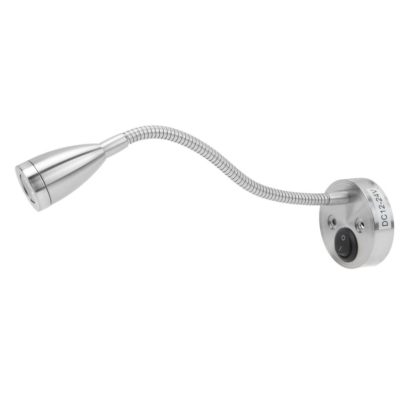 RV LED Bedside Light 360 Degree Swivel Flexible Goosneck Light
