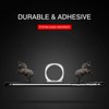 [2 Pack] Glossy Rounded Edges Cell Phone Ring Holder Stand,360