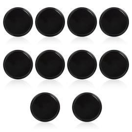 JIYIN 10 Pack Black Sticky Gel Pad, Round Silicone Sticky Gel Pad for Car Dashboard, Multi Function Removable Anti-Slip Pads Gels Holder for Cell Phone, Glass, Mirrors, Keys, GPS