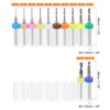 sourcing map 12pcs PCB Drill Bit Set 1/8" Shank 0.5mm-3.175mm
