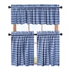 COTTON CRAFT Café Curtains - Tier Window Treatment Curtains -
