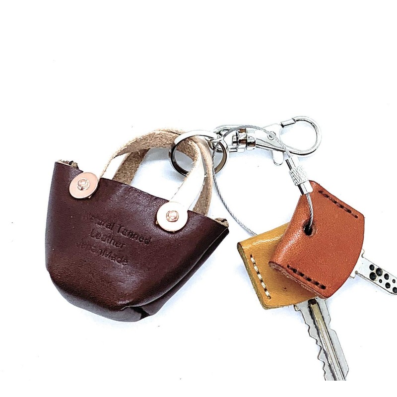 okuda-belt Tochigi Leather, Bag Charm, Key Ring, Carabiner, Tote Bag,