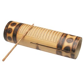 TOCA T-LBG Large Bamboo Guiro with Scraper ギロ バンブー(竹)製ギロ、スティック付属。