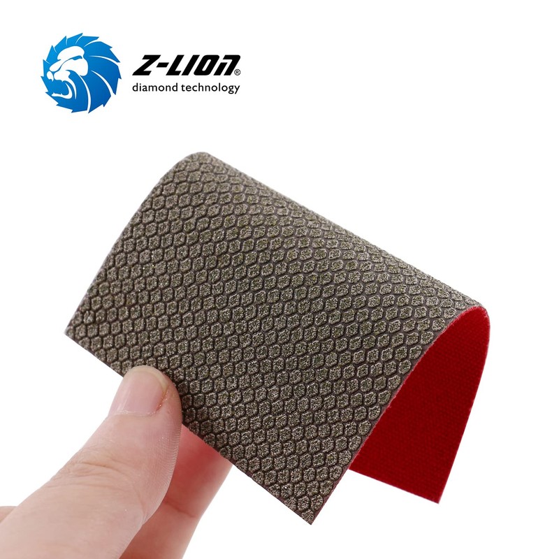 Z-LION 4 Pieces Diamond Abrasive Paper Sheets Diamond Sandpaper for