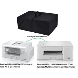 Heavy Duty Fabric Printer Dust Cover Waterproof caps for Brother MFC-J4335DW INKvestment Tank All-in-One Printer and Brother MFC-J1205W INKvestment -Tank Wireless Multi-Function Color Inkjet Printer