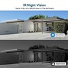 ClipBlur Wireless Wi-Fi Video Doorbell Camera with Night Vision, Two