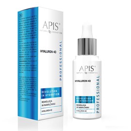 Apis Hyaluronic 4D Moisturising Concentrate for the Face - 30 ml - with 4 Hyaluronic Acid Molecule Sizes Intensive Hydration and Care