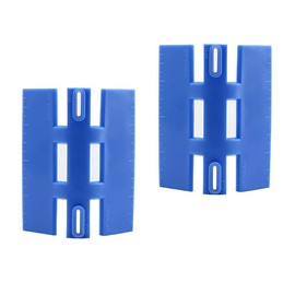 Bullnose Corner Marking Tool, Bull Nose Trim Gauge Woodworking Tool for Skirting Board, Chair Rail and Crown Shaping, Pack of 2