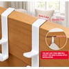 Over the Door Clothes Hanger Rack – 5-Hook Plastic Storage