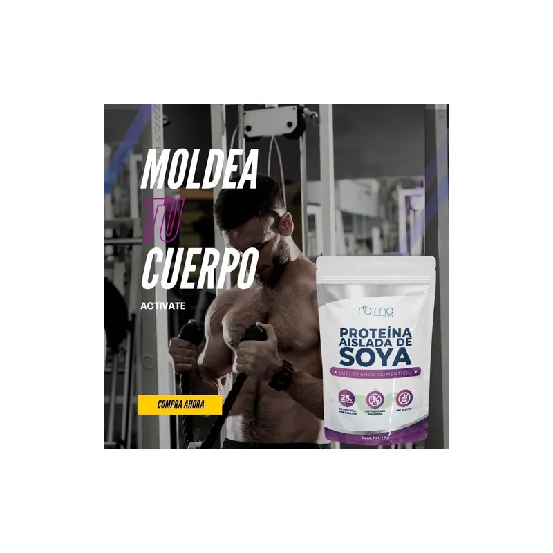 1 Kg Proteína Aislada De Soya 90