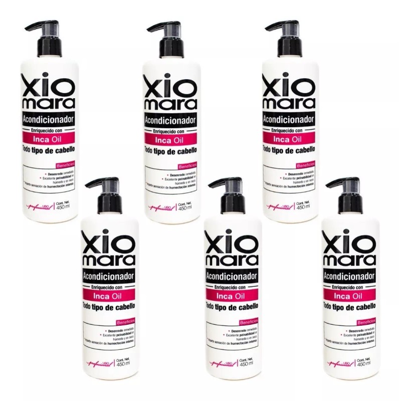 Xiomara 6 Acondicionador Inca Oil Desenredo Inmediato 450ml