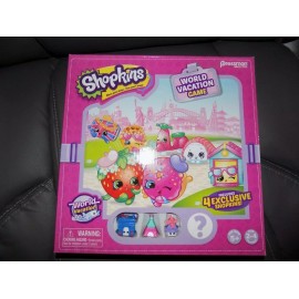 Pressman Shopkins World Vacation Game Pressman 4 exclusive figures included NEW