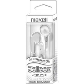 Maxell Jelleez Earset, White