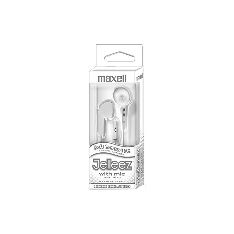 Maxell Jelleez Earset, White
