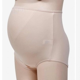Cotton Spandex Double Abdominal Maternity Panties Maternity Panties 90 Peach