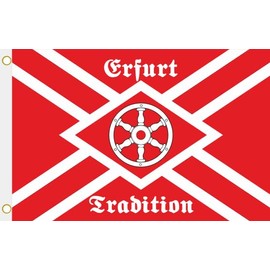 U24 Flag Erfurt Tradition Hoisting Flag 90 x 150 cm