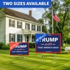 Eksprint Trump Yard Signs 2024, Trump Sign 18" x 24"