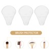Lurrose 10 Pieces Make-Up Brush Plastic Covers Cosmetic Make-Up Brush